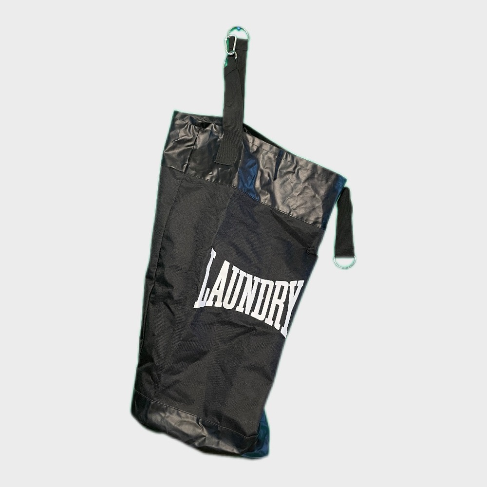 Suck UK Punching Bag Laundry Hamper 70L Black Boxing Sack Dorm Gym Storage - Picture 5 of 13